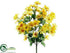 Silk Plants Direct Daisy Bush - Yellow Two Tone - Pack of 12