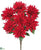 Dahlia Bush - Red - Pack of 12