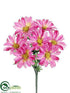 Silk Plants Direct Shasta Daisy Bush - Cerise - Pack of 24