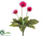 Silk Plants Direct Gerbera Daisy Bush - Beauty - Pack of 12