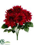 Silk Plants Direct Dahlia Bush - Beauty - Pack of 6