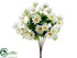 Silk Plants Direct Daisy Bush - White - Pack of 12