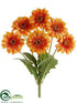 Silk Plants Direct Gerbera Daisy Bush - Talisman - Pack of 12