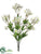 Silk Plants Direct Forget-Me-Not Bush - White - Pack of 12