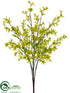 Silk Plants Direct Forsythia Bush - Green - Pack of 12