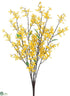 Silk Plants Direct Forsythia Bush - Yellow - Pack of 12