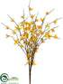 Silk Plants Direct Forsythia Bush - Yellow - Pack of 12