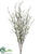 Mini Flowering Branch Bush - White - Pack of 12