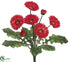 Silk Plants Direct Gerbera Daisy Bush - Red - Pack of 12