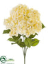 Silk Plants Direct Hydrangea Bush - Beige - Pack of 12