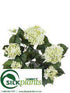 Silk Plants Direct Hydrangea Bush - Green Two Tone - Pack of 6