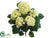 Hydrangea Bush - Green Two Tone - Pack of 6