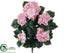 Silk Plants Direct Hydrangea Bush - Pink - Pack of 6