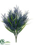 Silk Plants Direct Heather Bush - Blue - Pack of 12