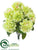 Hydrangea Bush - Green - Pack of 12