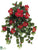 Hibiscus Hanging Bush - Red Tomato - Pack of 4