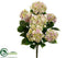 Silk Plants Direct Hydrangea Bush - Pink Green - Pack of 6