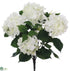 Silk Plants Direct Hydrangea Bush - Cream - Pack of 12