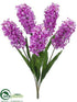 Silk Plants Direct Hyacinth Bush - Lilac - Pack of 6