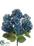 Silk Plants Direct Hydrangea Bush - Blue Two Tone - Pack of 6