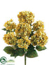 Silk Plants Direct Hydrangea Bush - Green - Pack of 6