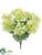 Silk Plants Direct Hydrangea Bush - Green - Pack of 12