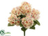 Silk Plants Direct Hydrangea Bush - Pink Cream - Pack of 12