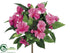 Silk Plants Direct Impatiens Bush - Cerise - Pack of 24