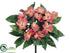 Silk Plants Direct Impatiens Bush - Coral - Pack of 24