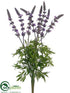 Silk Plants Direct Lavender Bush - Lavender - Pack of 12