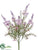 Silk Plants Direct Lavender Bush - Lavender - Pack of 12