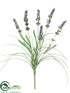 Silk Plants Direct Lavender Bush - Blue - Pack of 12