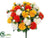 Mum Bush - Orange Yellow - Pack of 12