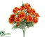 Silk Plants Direct Marigold Bush - Orange - Pack of 6