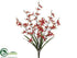 Silk Plants Direct Orchid Bush - Flame - Pack of 12