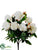 Peony Bush - White - Pack of 6