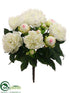 Silk Plants Direct Peony Bush - Cream - Pack of 12