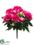 Silk Plants Direct Peony Bush - Fuchsia - Pack of 12