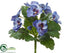 Silk Plants Direct Pansy Bush - Blue - Pack of 12