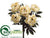 Peony Bush - Beige Two Tone - Pack of 6