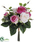 Silk Plants Direct Rose Bouquet - Cerise Blush - Pack of 12