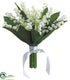 Silk Plants Direct Lily of the Valley Bouquet - Cream - Pack of 6