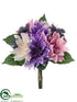 Silk Plants Direct Dahlia Bouquet - Pink Lavender - Pack of 6