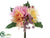 Dahlia Bouquet - Yellow Lavender - Pack of 6