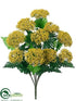 Silk Plants Direct Queen Anne's Lace Bush - Yellow - Pack of 12