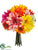 Gerbera Daisy Bouquet - Pink Yellow - Pack of 6