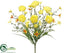 Silk Plants Direct Ranunculus Bush - Yellow - Pack of 12