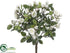 Silk Plants Direct Rose Bush - White - Pack of 36