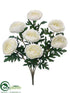 Silk Plants Direct Ranunculus Bush - Ivory - Pack of 6