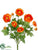 Silk Plants Direct Ranunculus Bush - Flame Orange - Pack of 6